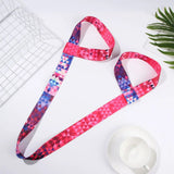 Nylon Colorful Straps Yoga Mat Strap Belt Adjustable Sports Sling Shoulder Carry Strap Belt Exercise Stretch Elastic Yoga Belt