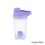 500ml/700ml Portable Water Bottle For Drink Plastic Leak Proof Sports Bottles Protein Shaker Water Bottle Drinkware BPA FREE