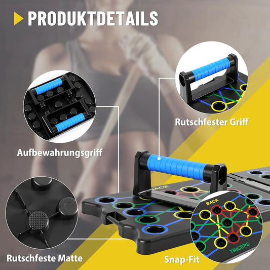Push-up Handles Push-ups Board Push-up Up Board Chest Trainer Men Fitness Equipment Home Calisthenics Equipment Fitness accessories Push-up Board with Counting Timer Function