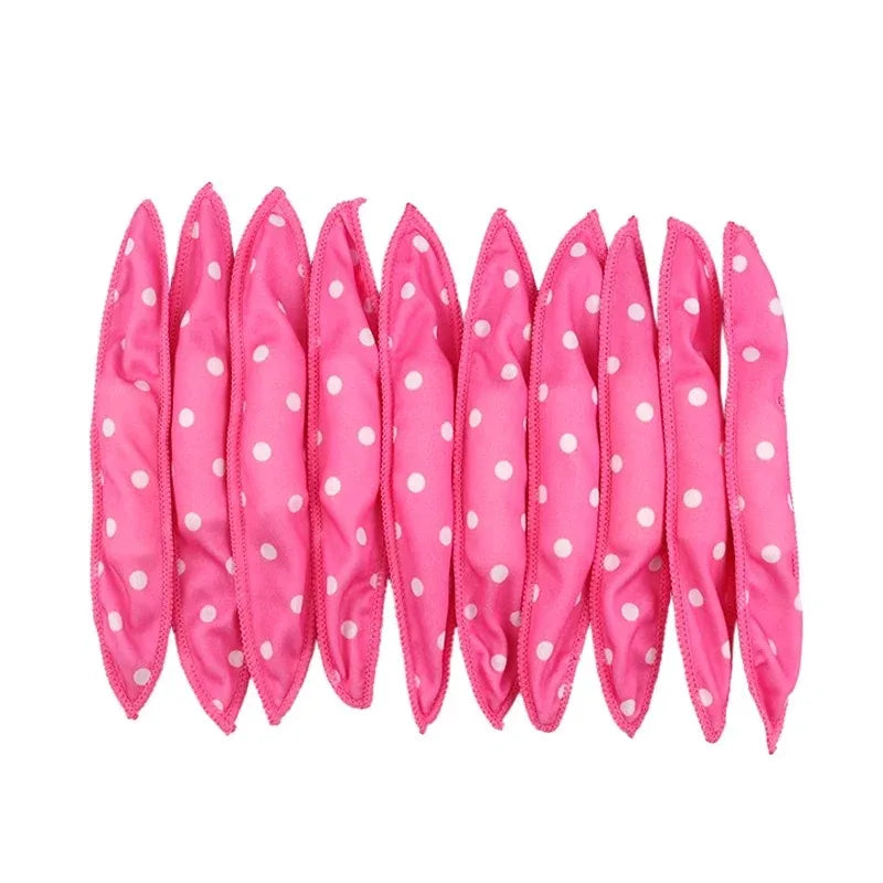 10Pcs/Lot Hair Curlers Soft Sleep Pillow Hair Rollers Set Best Flexible Foam and Sponge Magic Hair Care DIY  Styling Tools  curl