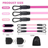 Ankle Straps Resistance Bands Set Fitness Workout Exercise Equipment Ankle Weight Yoga Elastic Fitness Band For Gym Man Woman