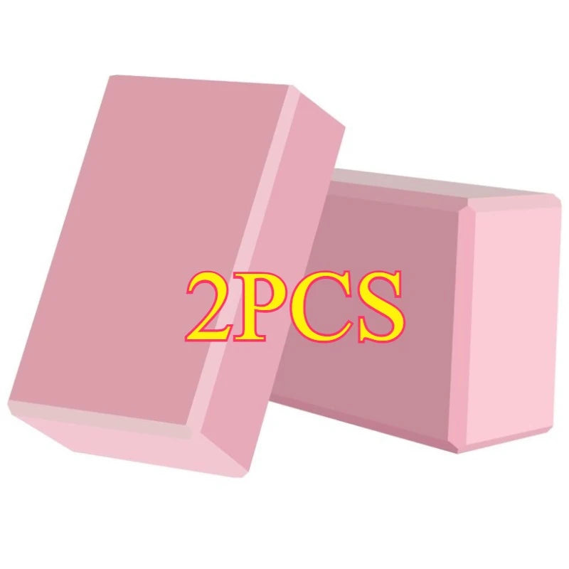 2PCS EVA Yoga Block Yoga Building Blocks Moisture-Proof High Density Yoga Blocks Body Shaping Yoga Blocks Yoga Supplies