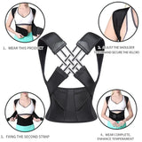 Back Support Hunchback Correction Belt Posture Corrector Comfortable Adjustable Unisex Spine Shoulder Lumbar Posture Correction