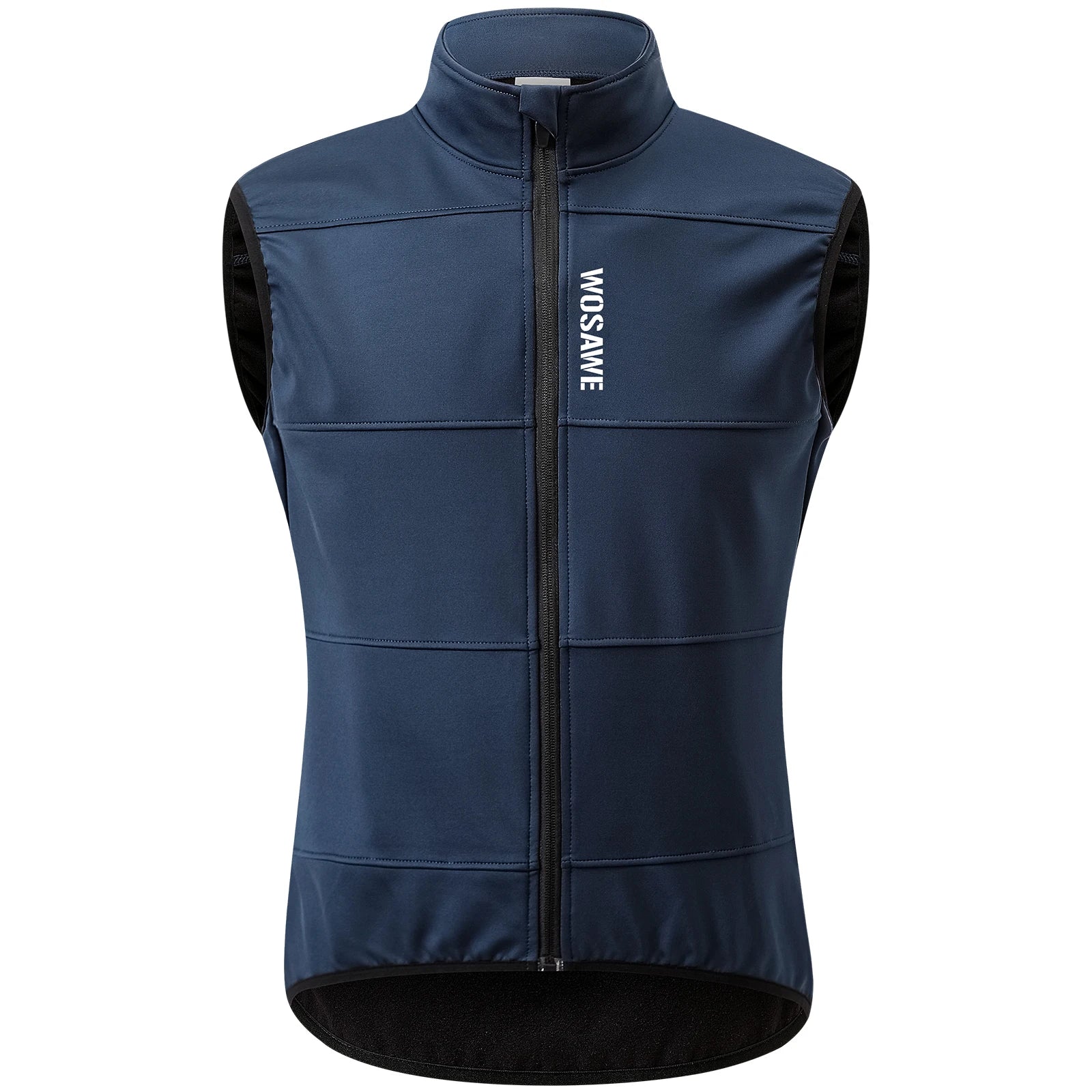 WOSAWE Multi-Pocket Men's Motorcycle Vest Sleeve-Less Jacket Motorcycle Rider Vest Reflective Warm Motorcycle Off Road Vest