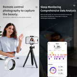 Diamond Fashion Women Smart Ring With Box IP68 Waterproof Lady ring Heart Rate Health Monitor Sports Pedometer Fitness Rings New