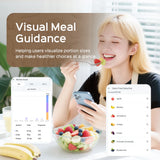 Smart Kitchen Scale Food Calorie Protein Fat Carbs Nutritional Calculator Scales, 11LB / 5kg Stainless Steel Kitchen Food Scale