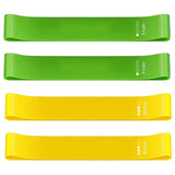 1/2/4 pcs Yoga Resistance Rubber Bands Fitness Elastic Bands Gym Strength Training Pilates Latex Elastic Bands Indoor Equipment