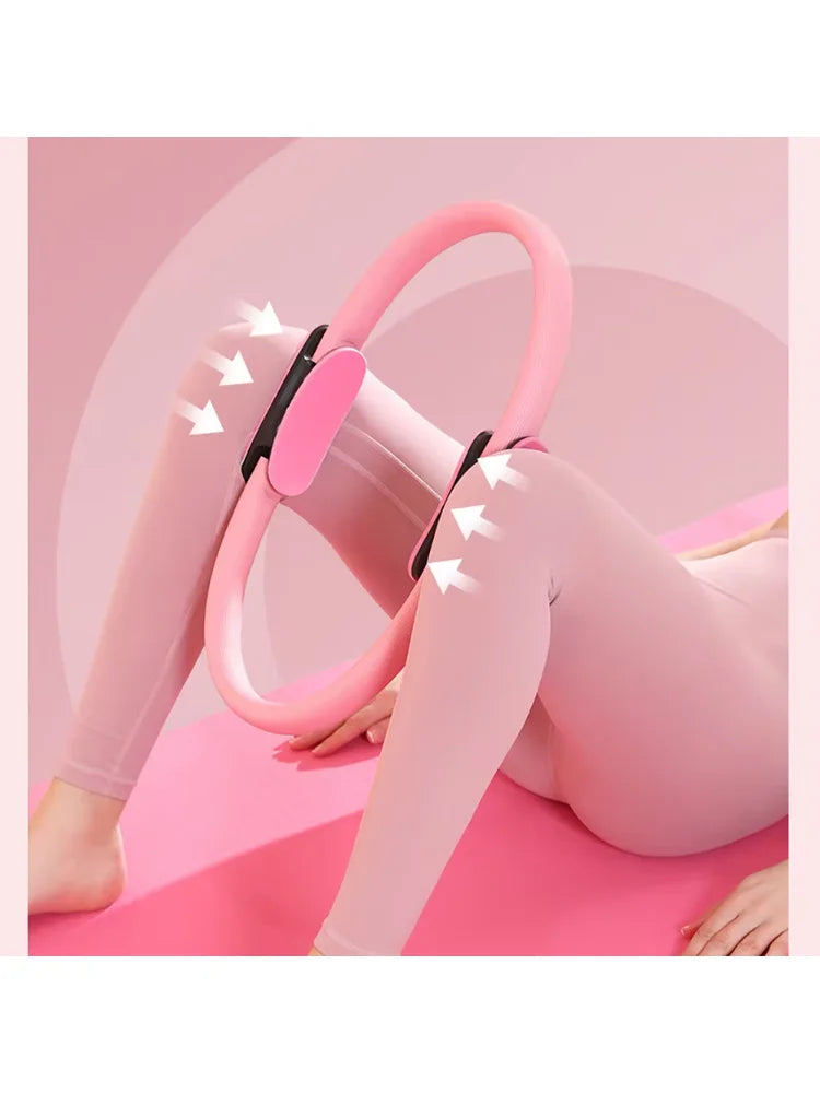 Yoga Pilates Ring Magic Circle Women Resistance Home Workout Back Thin Legs Shaping Postpartum Pelvic Floor Muscle Training