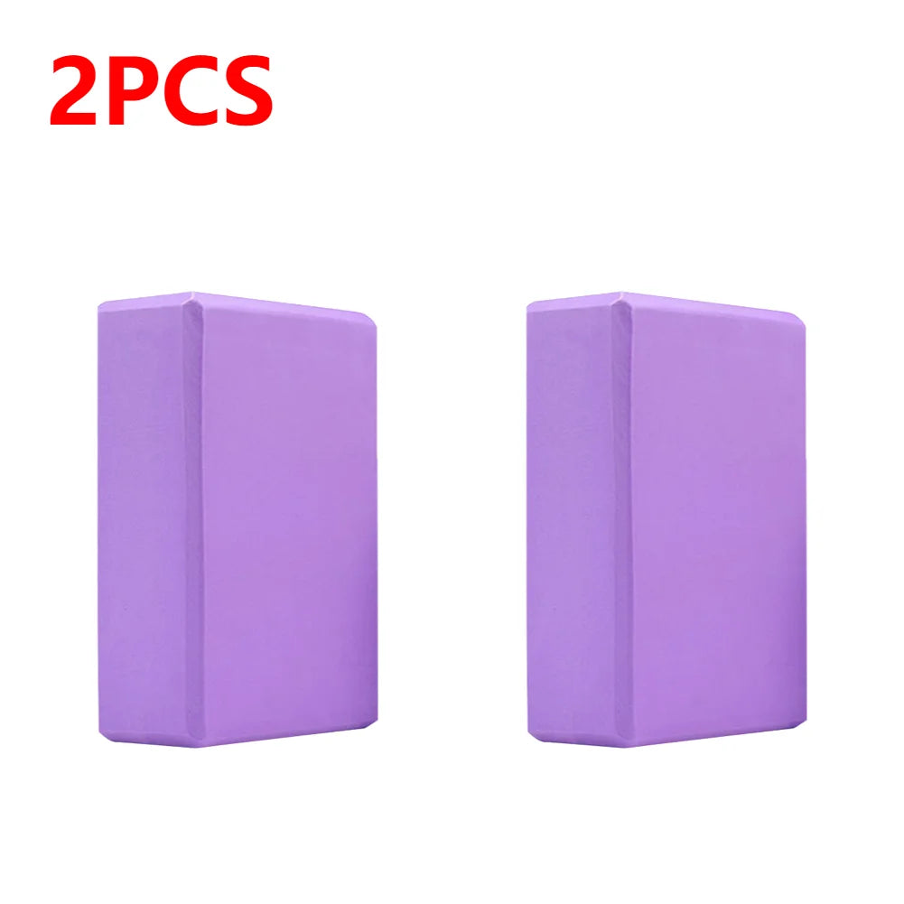 Yoga Bricks Gym Blocks Foam Brick Training Exercise Fitness Tool Yoga Bolster Pillow Cushion Stretching Body Shaping Blocks