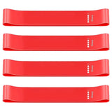 1/2/4 pcs Yoga Resistance Rubber Bands Fitness Elastic Bands Gym Strength Training Pilates Latex Elastic Bands Indoor Equipment
