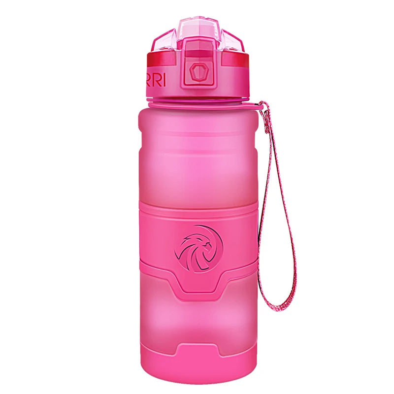 ZORRI BPA Free 400/500/700/1000ml Sports Water Bottle Portable Anti-fall Leakproof Protein Shaker Bottle Bicycle Gym Bottles Hot