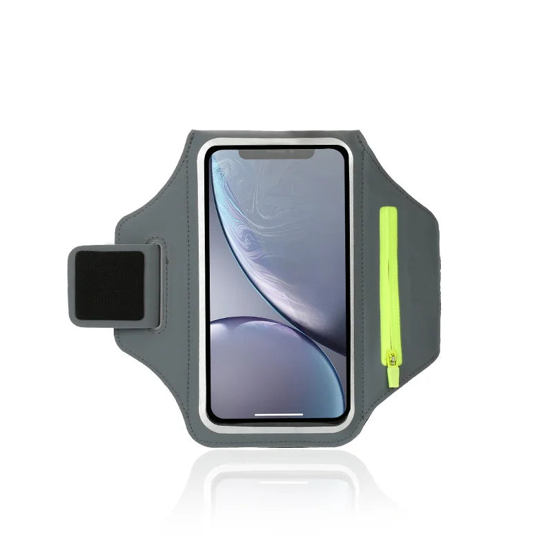 Running Armband for iPhone 17 16 15 14 13 Samsung S26 S25 S24 S23 with Card Slot Key Pockets Sports Arm Bands Cell Phone Holder