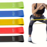 Resistance Band Set for Men And Women Fitness Exercise Bands 5pcs Thigh Stretching Bands Suitable for Home And Gym Workout Pilat