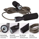 1Pc Adjustable Length Steel Wire Jump Rope Speed Skipping Workout Fitness Kids Adults Sport Portable Exercise Training Equipment