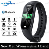 M7 Smart Watch Heart Rate Blood Pressure Monitoring AMOLED Screen Smart Wristband Fitness Tracker For Men Women Sport Bracelet