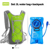 Sports Backpack Water Bag Set 2Liters Outdoor Hiking Waterbag Rucksack Cycling Water Bladder Knapsack Refill Hydration Bag Pack