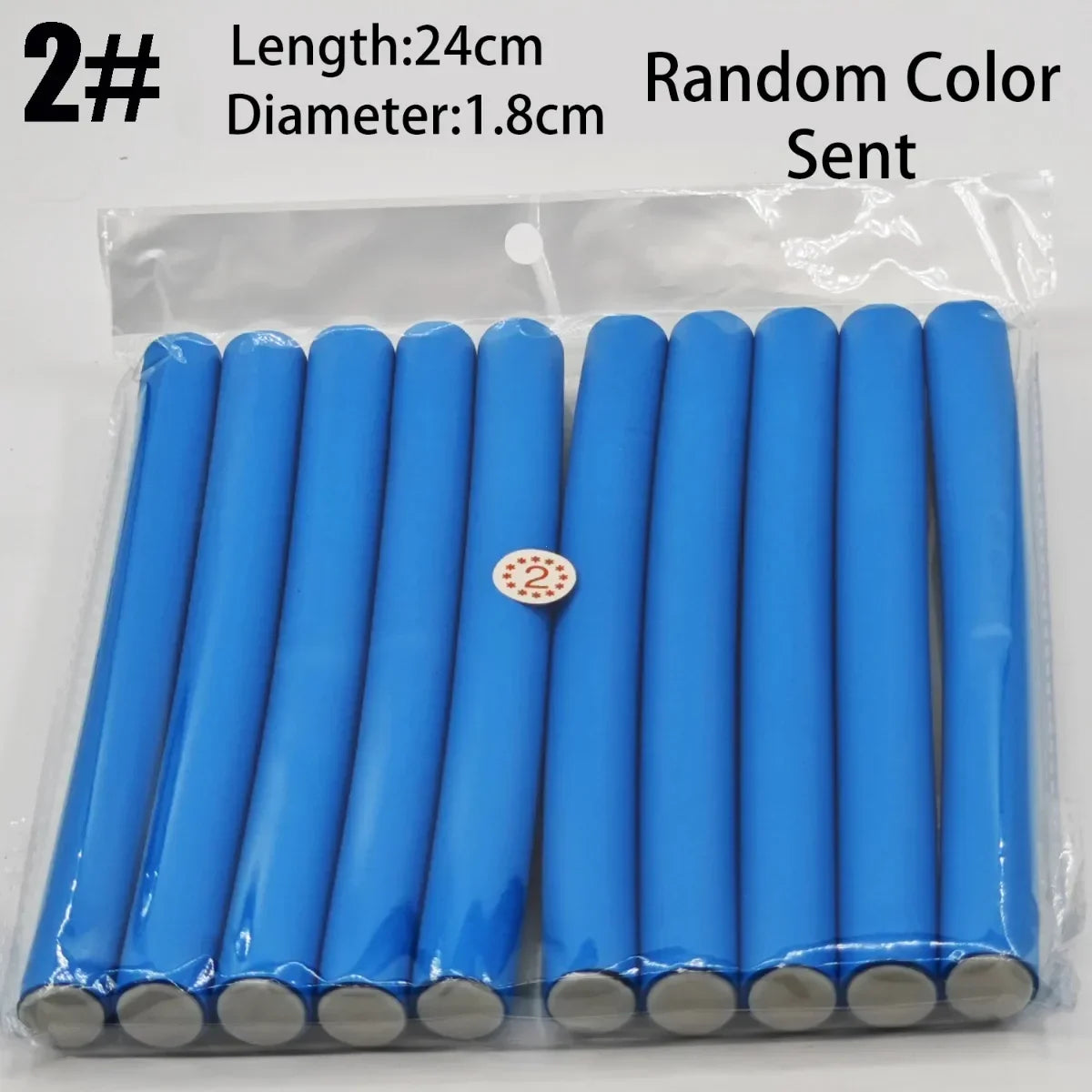 10pcs Flexible Hair Curling Rod Hair Curler Makers Soft Foam Bendy Twist Curls Flexi Rollers Styling Tools Hair Roller No Heat