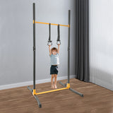 Portable Adjustable Pull Up Bar, Heavy Duty Pull Up Station with 400kg Load Capacity, Free Standing Pull Up Bar for Home Gym, Height Adjustable 160-215cm 11 Levels, Steel Construction, for Living Room Bedroom Balcony, Black Y