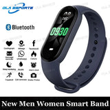 M7 Smart Watch Heart Rate Blood Pressure Monitoring AMOLED Screen Smart Wristband Fitness Tracker For Men Women Sport Bracelet