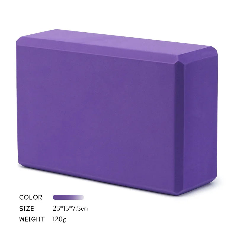 Lezyan EVA Yoga Brick 120g Split Practice Brick High Density Yoga Blocks Pilates customized  Accessories Equipment Fitness