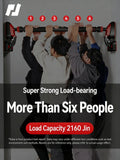 No Drill Doorway Pull Up Bar Heavy Duty Load with Wide Support Pads for Home Gym Strength Training