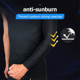 BraceTop 1 PC Sport Arm Compression Sleeve Basketball Cycling Arm Warmer Fitness Running UV Protection Volleyball Sunscreen Band