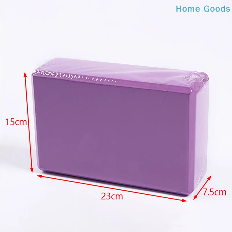 EVA Gym Blocks Foam Brick Training Exercise Fitness Set Tool Yoga Bolster Pillow Cushion Stretching Body Shaping Yoga Blocks