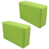 2PCS Gym Foam Brick Training Exercise Fitness Equipment Dance Yoga Auxiliary Tool Stretching Body Shaping EVA Yoga Blocks