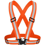 Reflective Safety Vest  - High Visibility Vest Adjustable Straps for Outdoor Jogging, Cycling, Walking and Riding