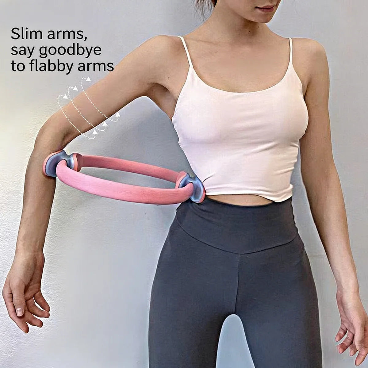 1 Piece Pilates Ring, Leg Resistance Training Loop, Home Fitness Equipment for Body Shaping, Leg Strength Exercise