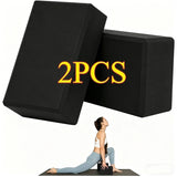 2PCS Yoga Blocks - Made from High-Density Foam, Lightweight, Supportive, And Odor-Free - Essential Yoga Gear for Women, Gym