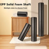 High-Density Foam EPP Yoga Foam Roller Black Portable Solid Foam Roller Solid Foam Shaft Message Roller Body Exercises