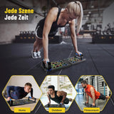 Push-up Handles Push-ups Board Push-up Up Board Chest Trainer Men Fitness Equipment Home Calisthenics Equipment Fitness accessories Push-up Board with Counting Timer Function