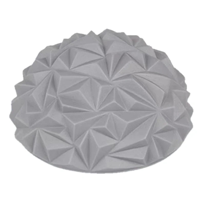16cm Yoga Ball PVC Inflatable Massage Point Half Fit Ball Balance Trainer Stabilizer GYM Pilates Fitness Pineapple Massage Ball