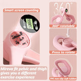 Women Postpartum Repair Pelvic Floor Muscle Leg Clamps Trainer LED Counted Exerciser Beauty Leg Convenient Fitness Equipment