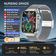 New ECG Smart Watch Men Women, Health Diagnosis, Organ Monitoring, Body Analysis, Blood Pressure, Blood Oxygen, Blood Fat, Uric Acid, Temperature Monitor, Bluetooth Call, Waterproof Fitness Tracker, Sports Smartwatch