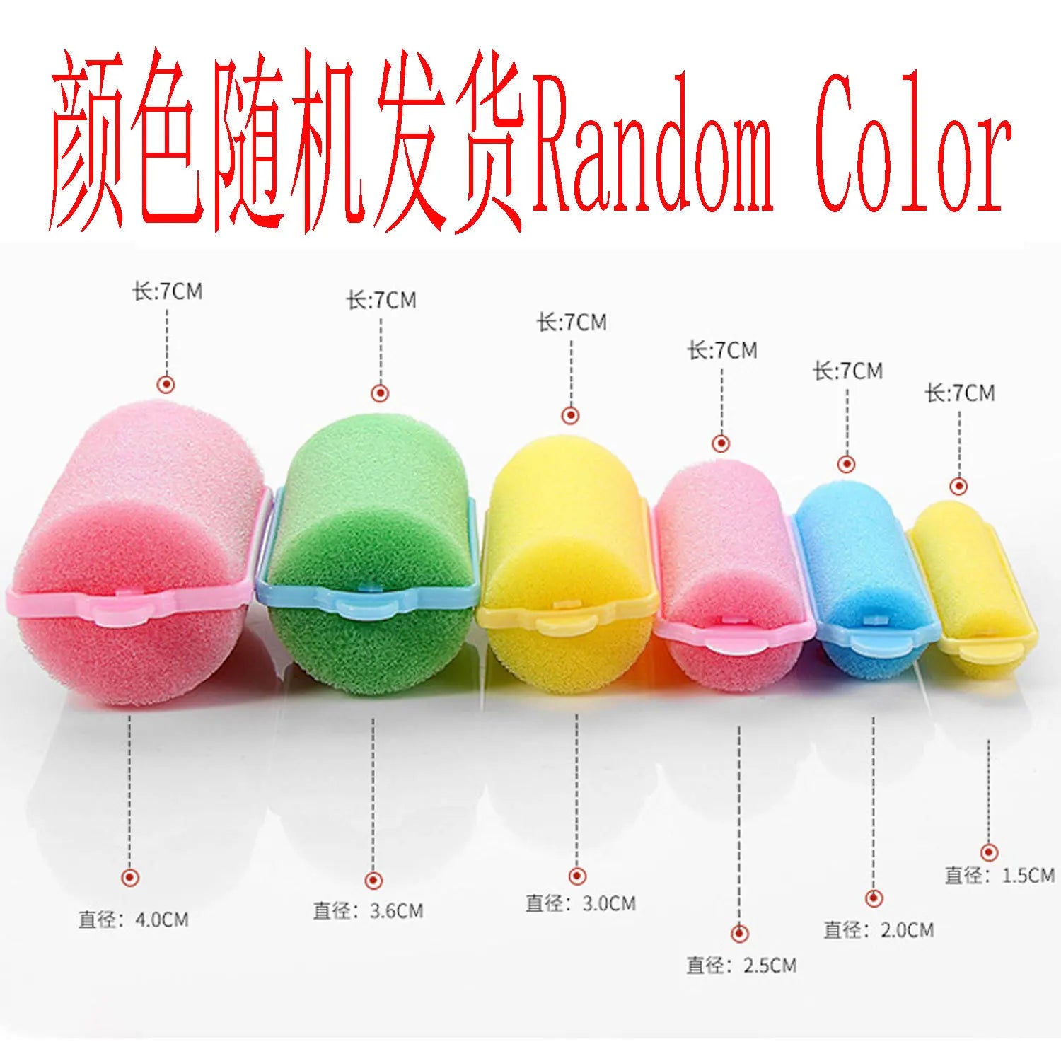Soft Foam Roller Cushion Hair Rollers Curlers Hairdressing Kit DIY Home Hair Styling Tool Hair Salon for Barber DIY Curls Бигуди