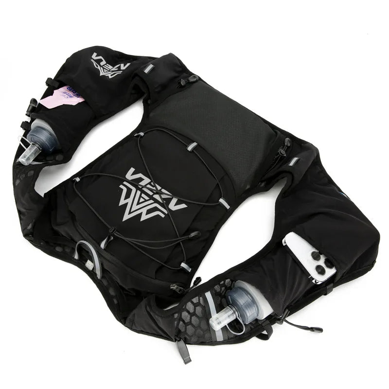 Outdoor Trail Running Backpack Ultralight Running Race Hydration Vest Breathable Jogging Vest for Marathon Cycling Hiking Trail