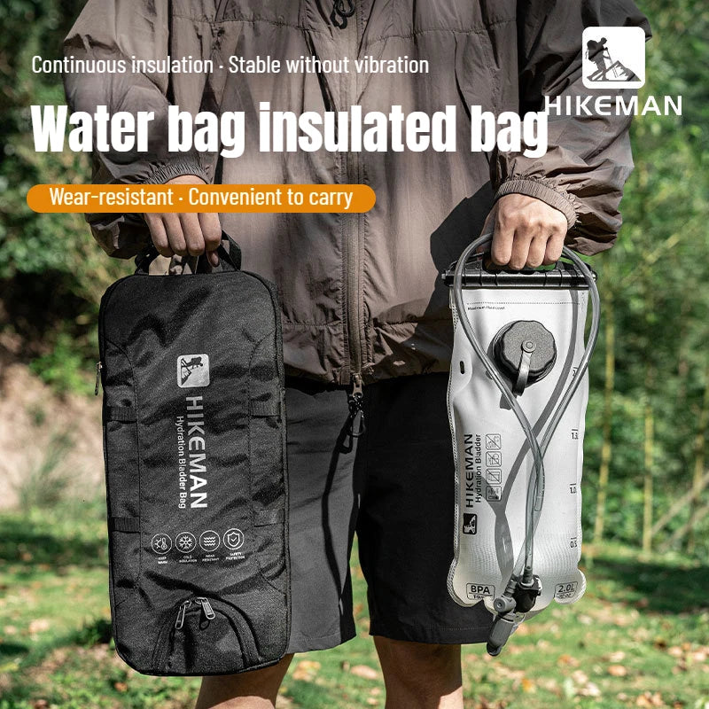 Water Resistant Insulated Hydration Bladder Sleeve, Protective Cover for 1-2L & 2-3L Water Bladder for Cycling & Hiking Outdoor