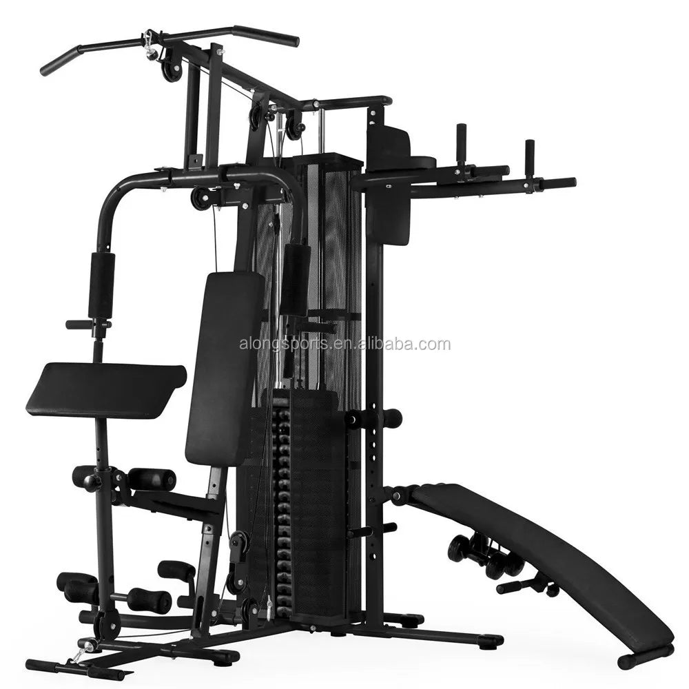 2026 All in One Gym Machine Multi Home Gym Muscle Trainer Workout Exercise Integrated 3 Station Home Gym With Dumbbell Exercise