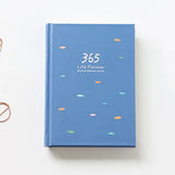 365 Planner Notebook Colorful Inner Page Illustration Daily Yearly Plan Diary Book Record Life Agenda Journal Notepads