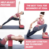 Yoga Blocks Gym Foam Brick Pilates Training Exercise Fitness Bolster Pillow Cushion Stretching Body Shaping Building Cubes