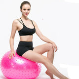 Yoga Pilates Balls Fitness Gym massage point Balance Exercise Workout Ball 65CM