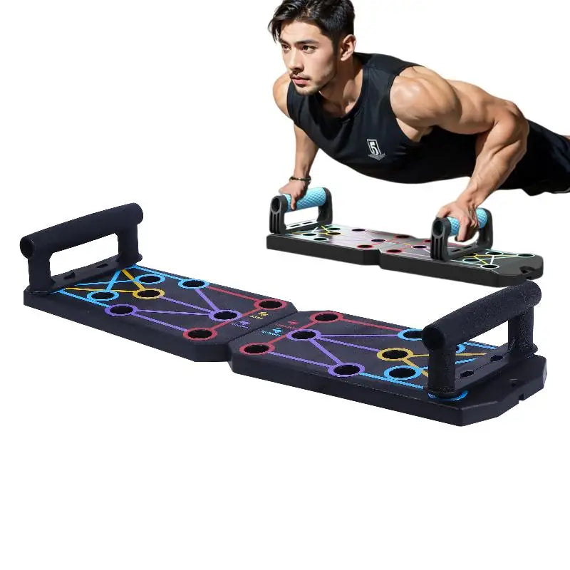 New 1Set Multifunctional Thicken Push Up Board Fitness Muscle Home Gym Push Up 20 Holes Push Up Stand.