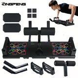 Push-up Board Set Portable Multifunctional Push-up Bar Foldable Fitness Equipment For Chest Abdomen Arms/Back Training