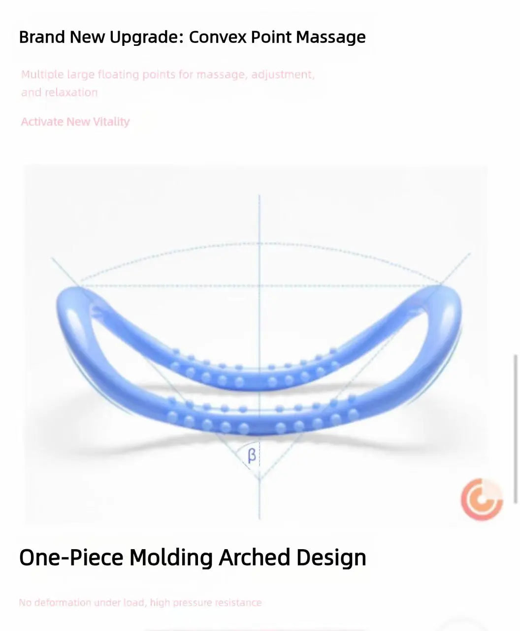 Yoga Pilates Ring, Suitable for Legs, Calves, Calf Pilates, Women's Fitness Circle Equipment, Resistance Stretching Circle with Massage Points, Magic Circle Tool, Home Workout Training Support Equipment