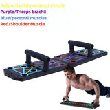 New 1Set Multifunctional Thicken Push Up Board Fitness Muscle Home Gym Push Up 20 Holes Push Up Stand.