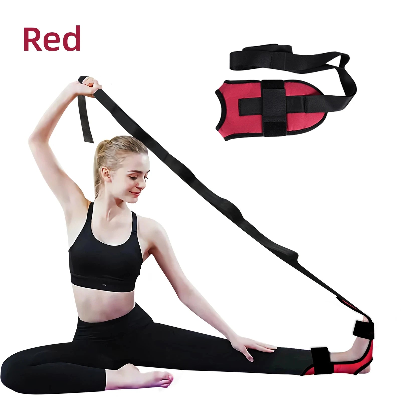 Fascia Stretcher Finally Flexible Again Yoga Strap Belt Foot Stretching Band Stroke Hemiplegia Rehabilitation Leg Stretcher