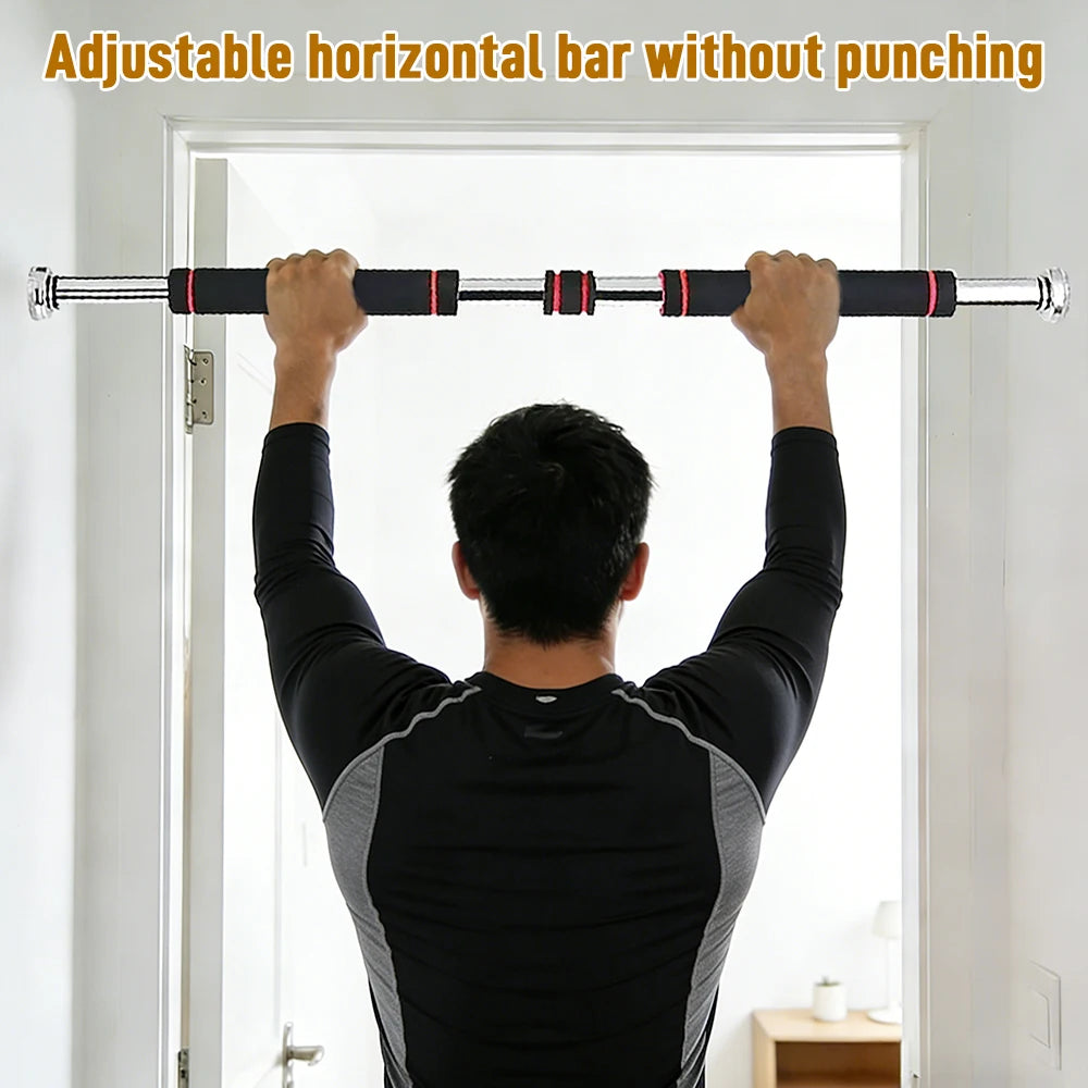 Home pull-up bar—adjustable from 60 to 100 cm—no drilling required for installation—helps build arm and shoulder strength