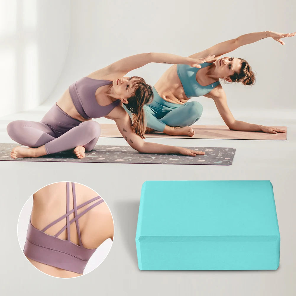 1-5PCS EVA Yoga Building Blocks Cubes Reinforcement Mats Sports Pilates Bricks Exercise Home Exercise Fitness Blocks for Yoga